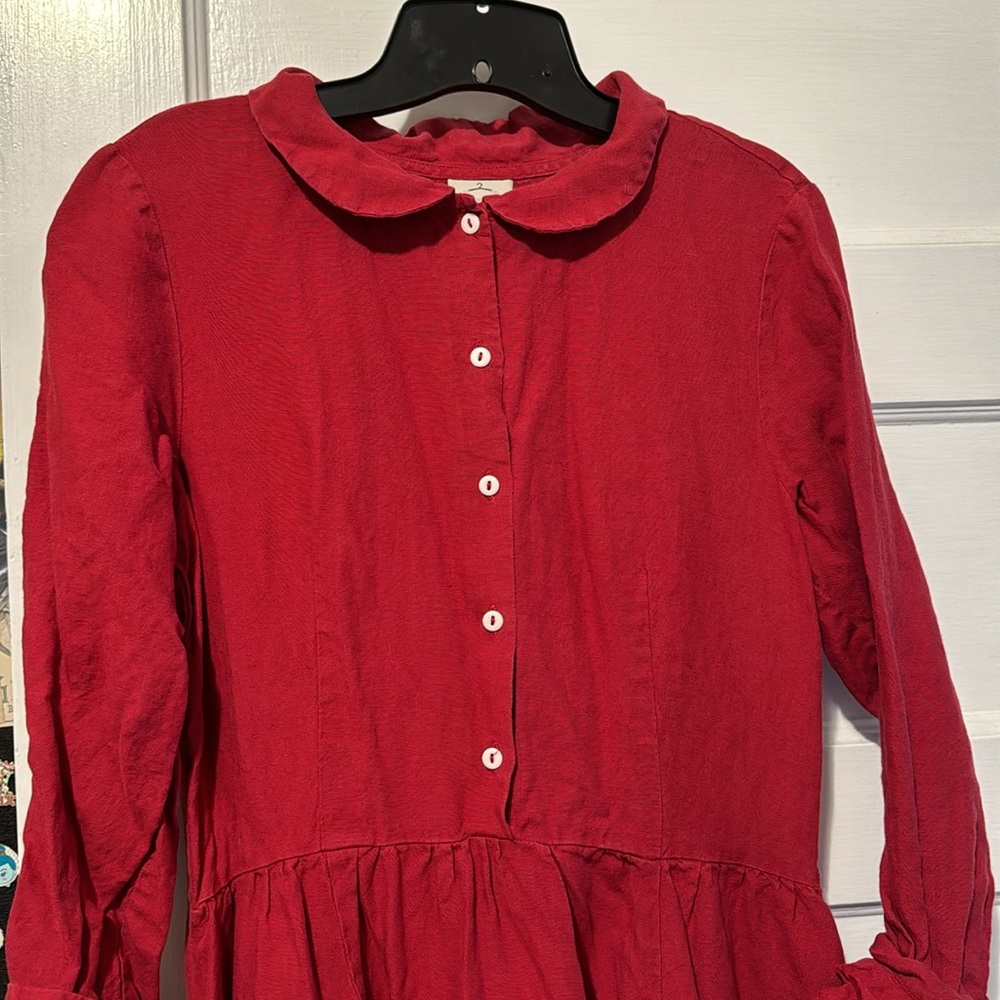 Son De Flor Linen Classic Dress View 2